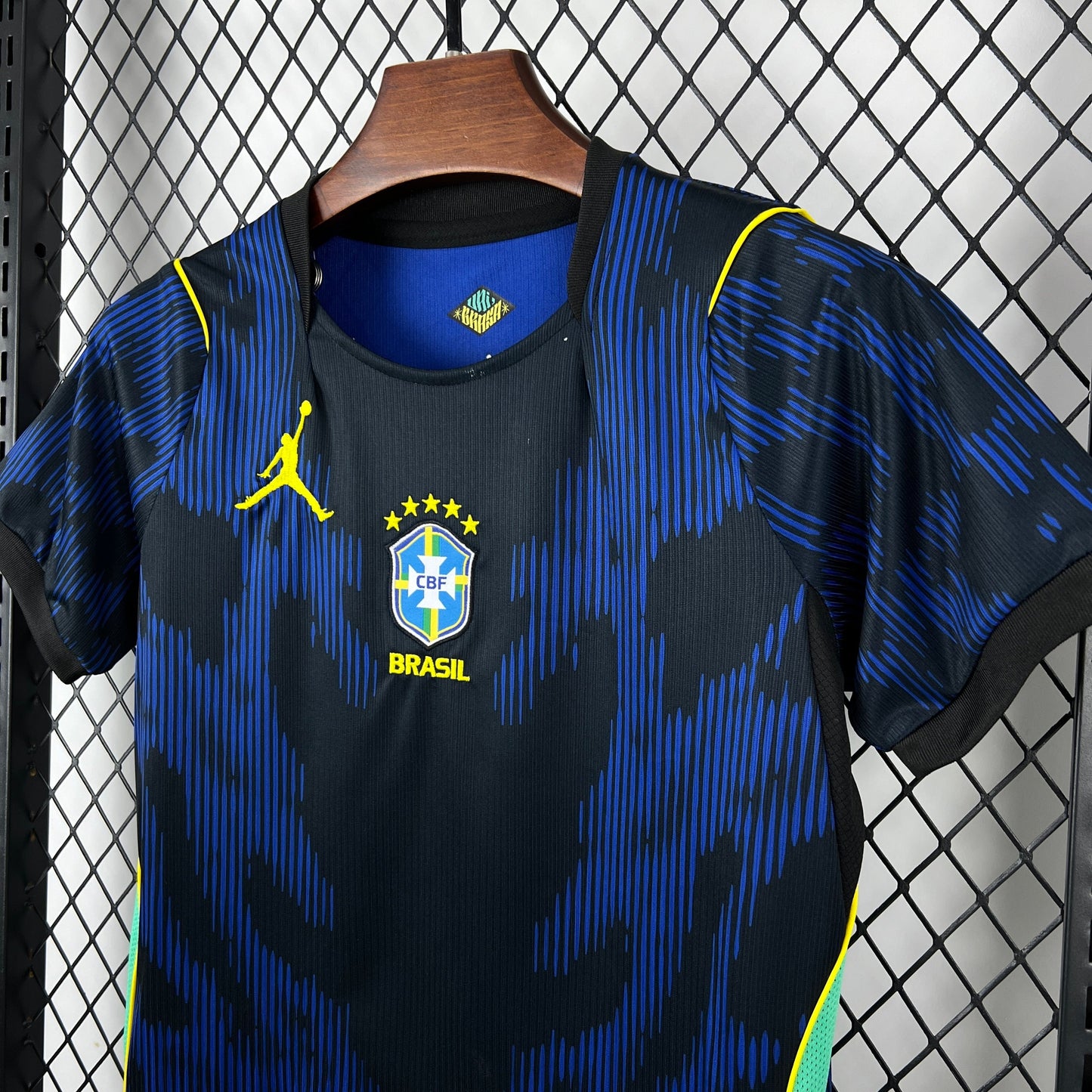 Brazil Kids Away Soccer Jersey World Cup 2026
