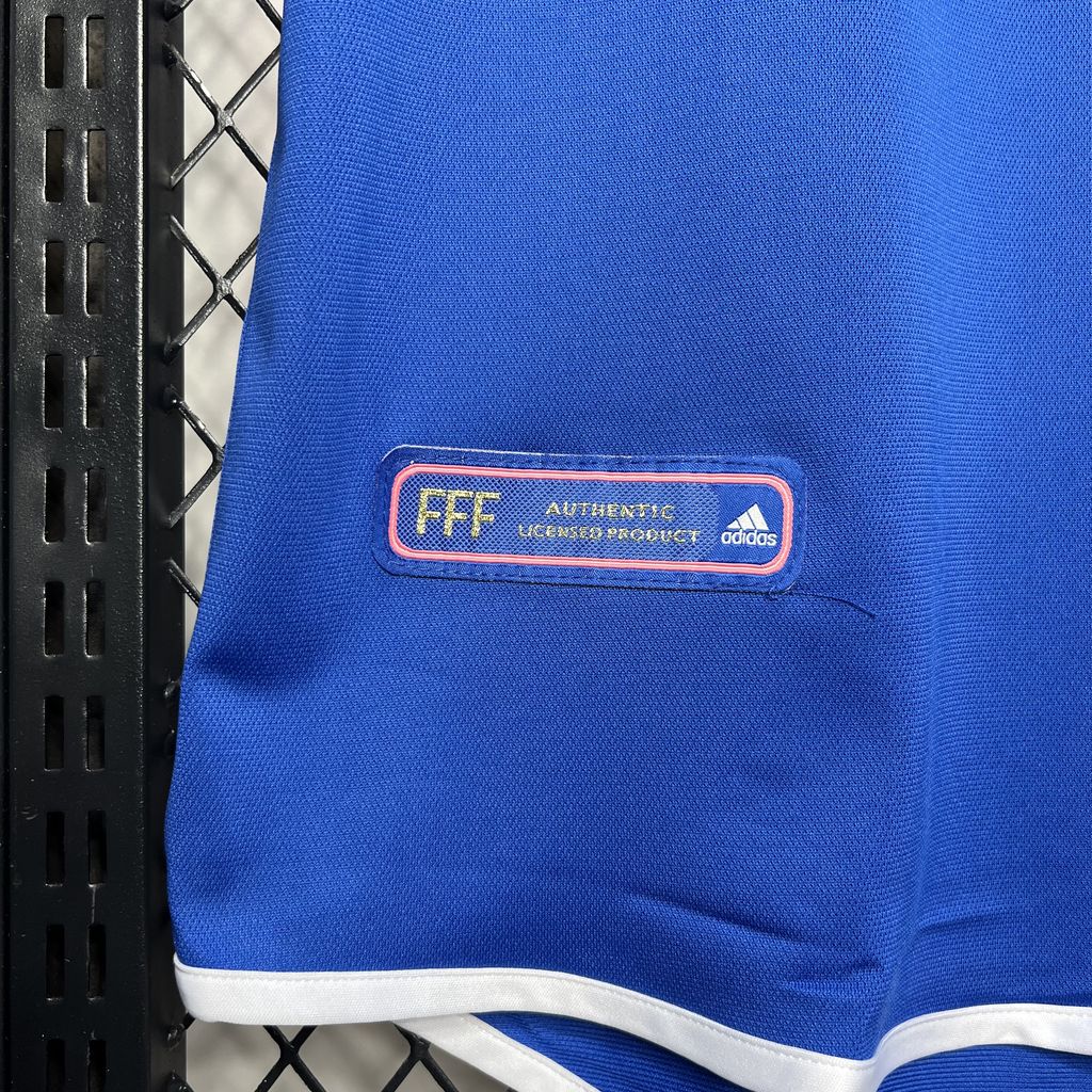 France Home Retro Soccer Jersey UEFA Euro 2000