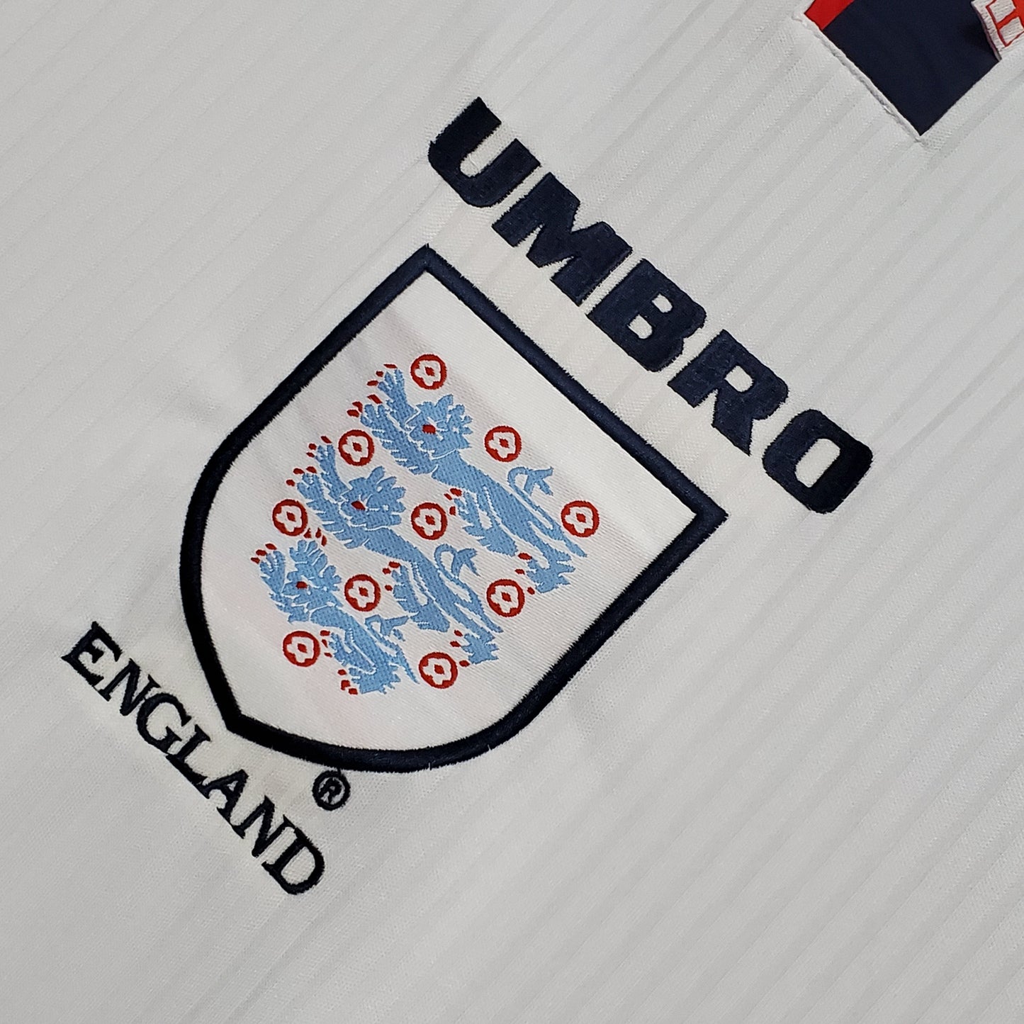 England Retro Home Soccer Jersey World Cup 1998