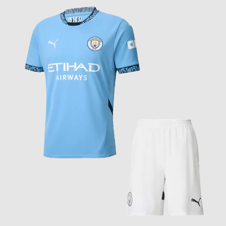 Man City Julián Álvarez 19 Kids Home Soccer Jersey 2024/25