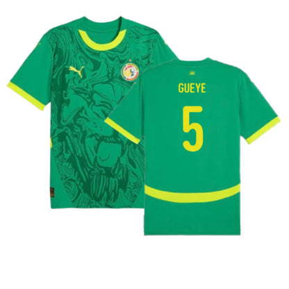Senegal Idrissa Gueye 5 Away Soccer Jersey 2024/25