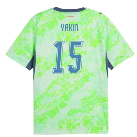 Switzerland Murat Yakin 15 Away Soccer Jersey World Cup 2026