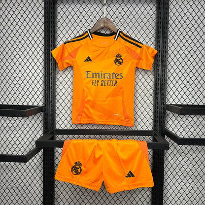 Real Madrid Vini JR 7 Away Soccer Jersey Kids Mini Kit 2024/25