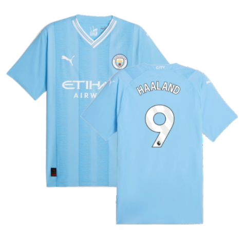 Man City Erling Haaland 9 Home Soccer Jersey 2023/24
