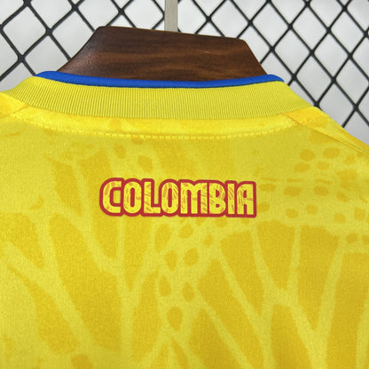 Colombia Long Sleeve Home Soccer Jersey World Cup 2026