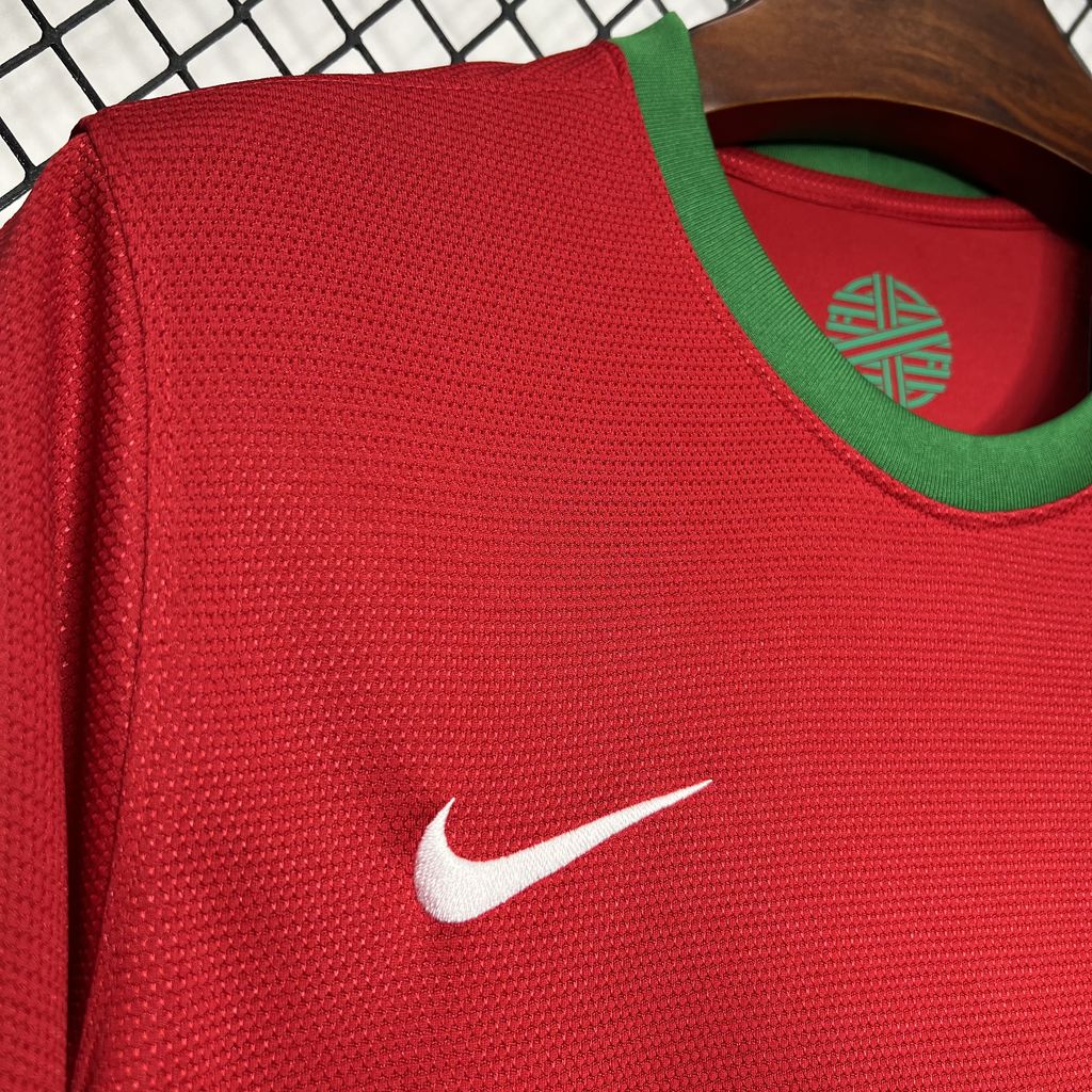 Portugal Retro Home Soccer Jersey UEFA Euro 2012