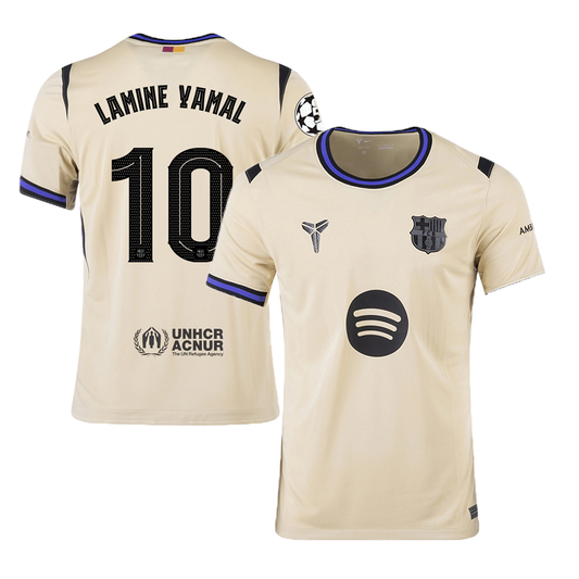 FC Barcelona Lamine Yamal 10 Away Soccer Jersey 2025-2026