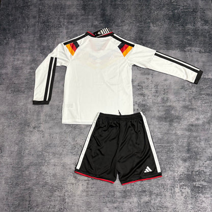 Germany Kids Long Sleeve Home Soccer Jersey World Cup 2026