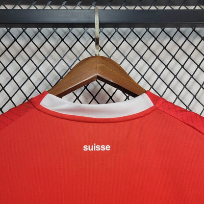 Switzerland Johan Manzambi 9 Home Soccer Jersey World Cup 2026