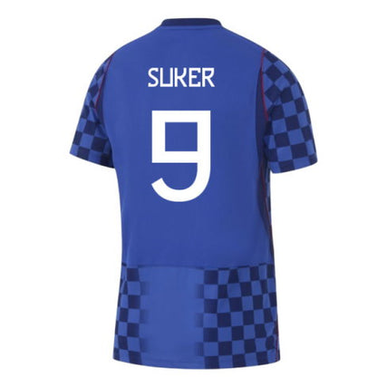 Croatia Davor Suker 9 Away Soccer Jersey World Cup 2026