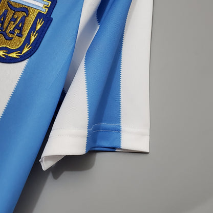 Argentina Home Retro Soccer Jersey World Cup 1986