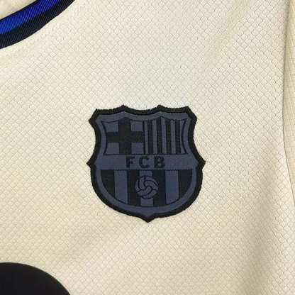FC Barcelona Pedri 8 Kids Away Soccer Jersey 2025-2026