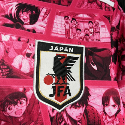 Japan Anime Special Edition Soccer Jersey 2024/25 - Pink