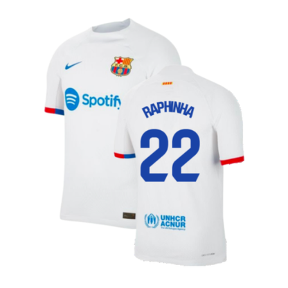 FC Barcelona Raphinha 22 Away Soccer Jersey 2023/24