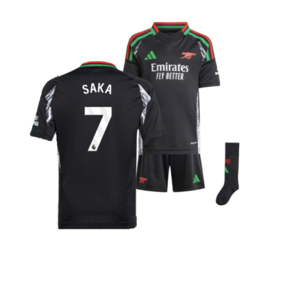 Arsenal Bukayo Saka 7 Kids Away Soccer Jersey 2024/25