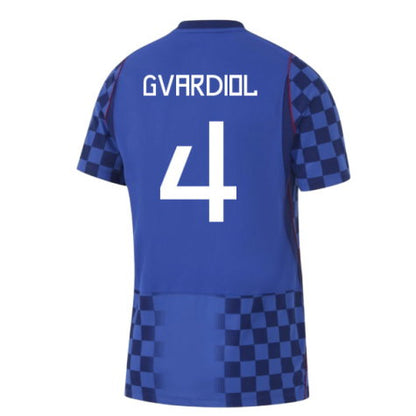 Croatia Josko Gvardiol 4 Away Soccer Jersey World Cup 2026
