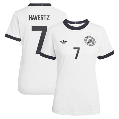 Germany Kai Havertz 7 Women's Home Soccer Jersey Euro 2025