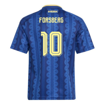 Sweden Emil Forsberg 10 Away Soccer Jersey World Cup 2026
