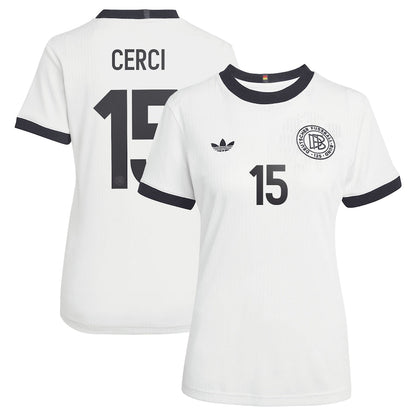 Germany Selina Cerci 15 Women's Home Soccer Jersey Euro 2025