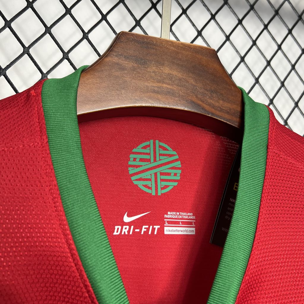 Portugal Retro Home Soccer Jersey UEFA Euro 2012