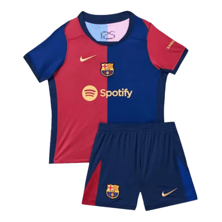 FC Barcelona Pedri 8 Kids Home Soccer Jersey 2024/25