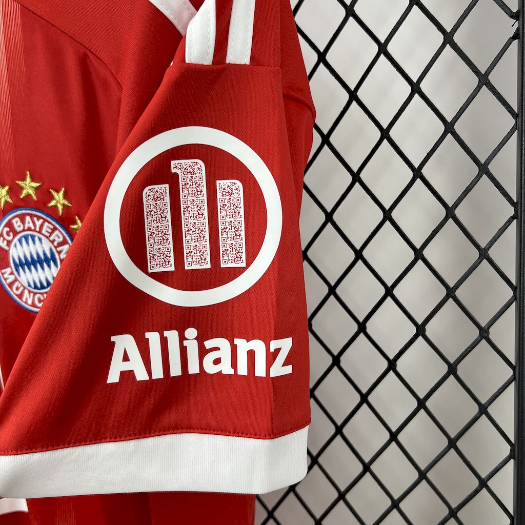 Bayern Munich Jamal Musiala 42 Home Soccer Jersey 2025-2026