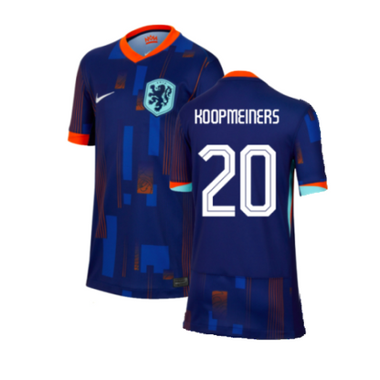 Netherlands Teun Koopmeiners 20 Away Soccer Jersey Euro 2024