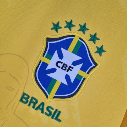 Brazil Classic Soccer Jersey 2022/23 - Yellow