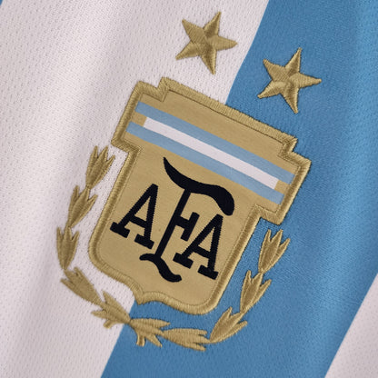 Argentina Lionel Messi 10 Kids Home Soccer Jersey 2022/23