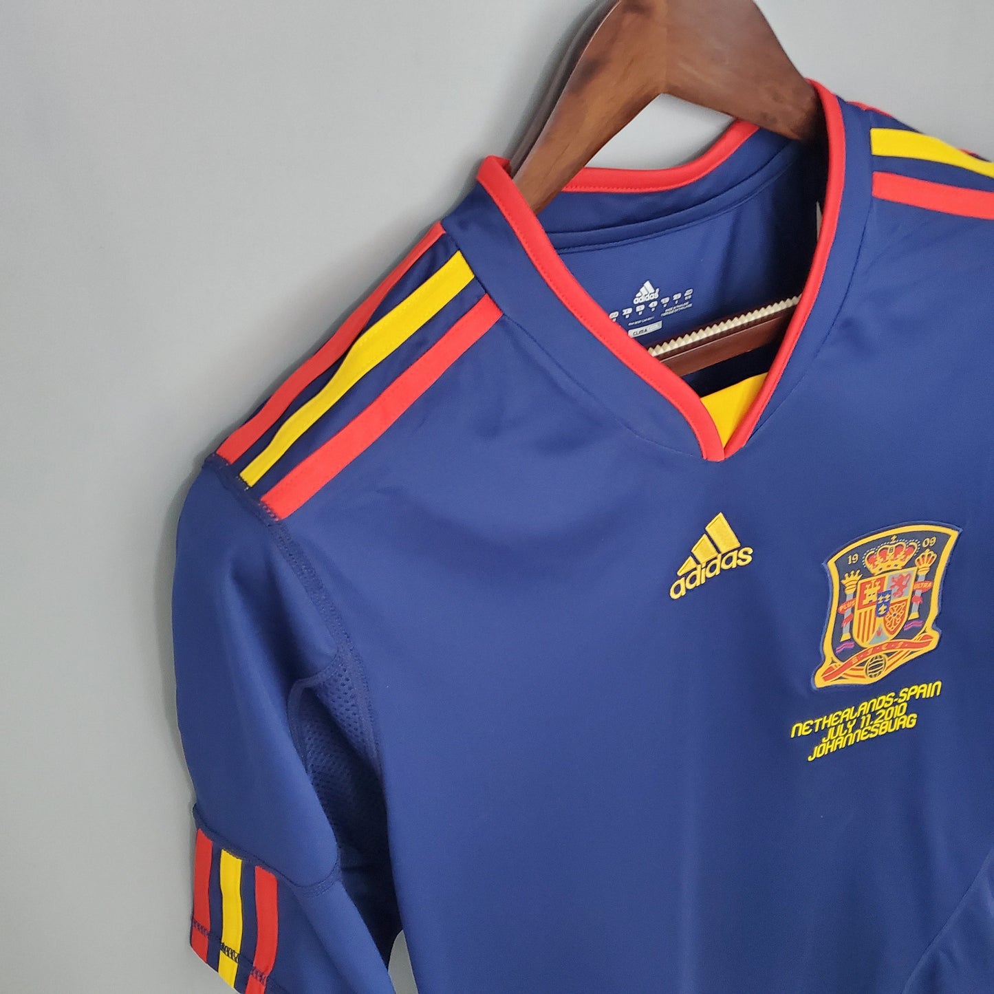 Spain Cesc Fabregasetro 10 Retro Away Soccer Jersey World Cup 2010