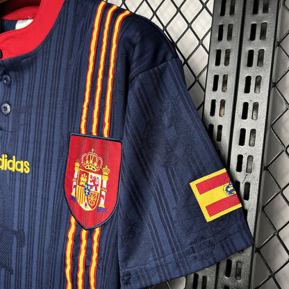 Spain Retro Away Soccer Jersey Euro Cup 1996