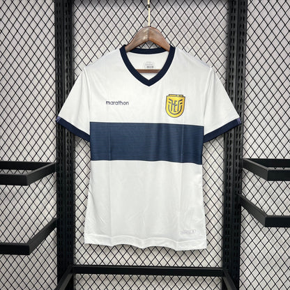 Ecuador Away Soccer Jersey 2024/25 - White