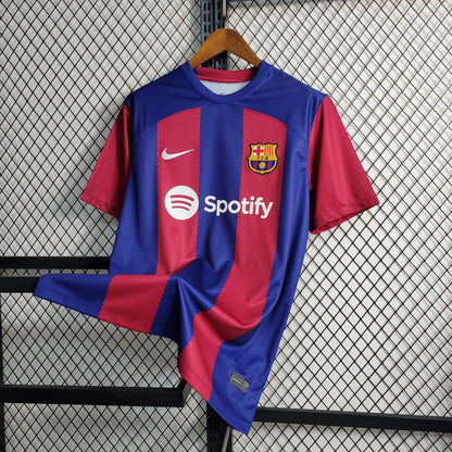 FC Barcelona Robert Lewandowski 9 Home Soccer Jersey 2023/24