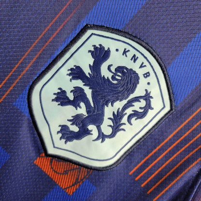 Netherlands Marco van Basten 9 Away Soccer Jersey Euro 2024