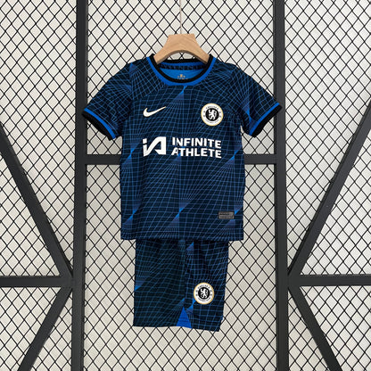 Kids & Junior Chelsea Cole Palmer 20 Away Soccer Jersey Mini Kit 2023/24