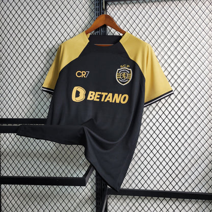 Sporting Lissabon CP Cristiano Ronaldo Third Soccer Jersey 2023/24