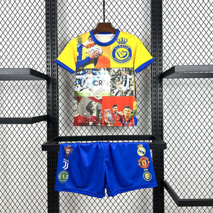 Cristiano RonaldoCareer Club Kids Special Edition Soccer Jersey 2025-2026