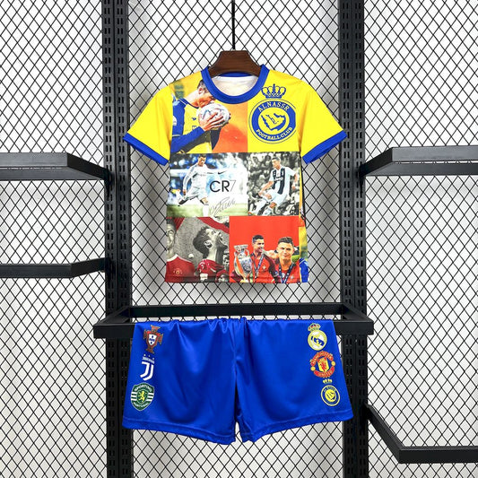 Cristiano RonaldoCareer Club Kids Special Edition Soccer Jersey 2025-2026
