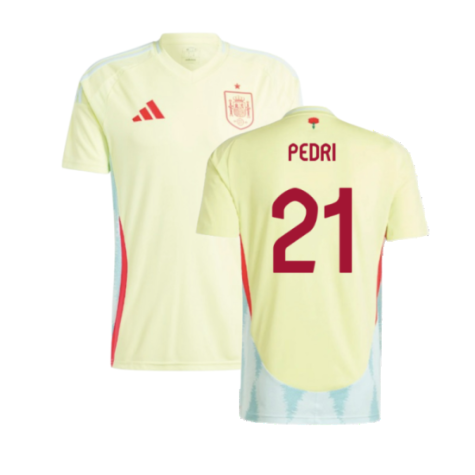 Spain Pedri 21 Away Soccer Jersey Euro 2024