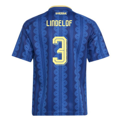 Sweden Victor Lindelof 3 Away Soccer Jersey World Cup 2026