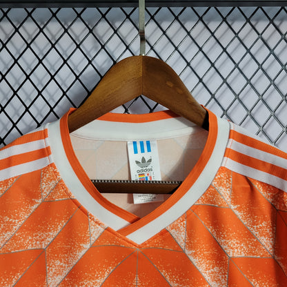Netherlands Home Retro Soccer Jersey EURO 1988