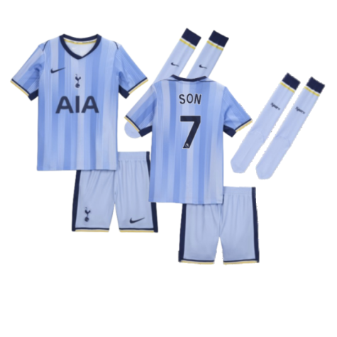 Tottenham Hotspur Son Heung-min 7 Kids Away Soccer Jersey 2024/25