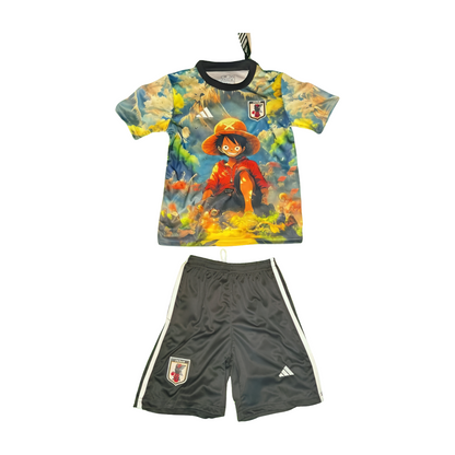 Japan X One Piece Monkey D. Luffy Special Edition Kids Soccer Jersey 2025-2026