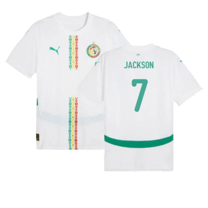 Senegal Nicolas Jackson 7 Home Soccer Jersey 2024/25