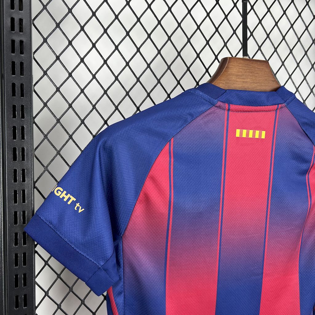 FC Barcelona Lionel Messi 10 Kids Home Soccer Jersey 2025-2026