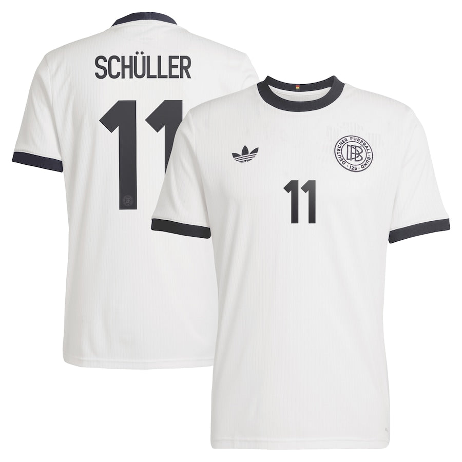 Germany Lea Schüller 11 Home Soccer Jersey UEFA Euro 2025