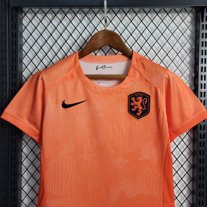 Netherlands Home Soccer Jersey World Cup 2023 - Women's