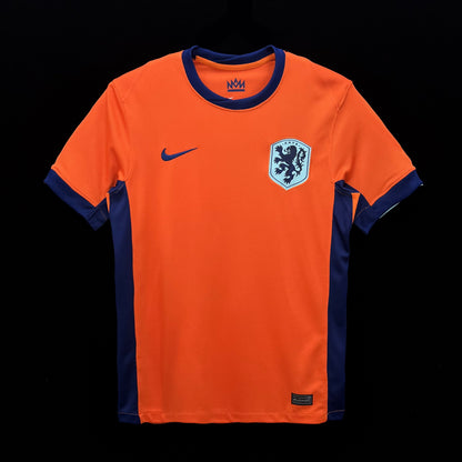 Netherlands Home Soccer Jersey UEFA Euro 2024 - Orange