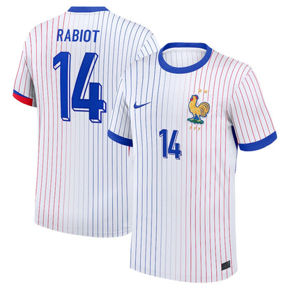 France Adrien Rabiot 14 Away Soccer Jersey Euro 2024