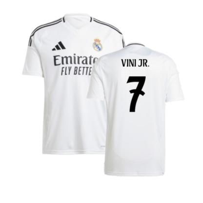Real Madrid Vini Jr. 7 Home Soccer Jersey 2024/25